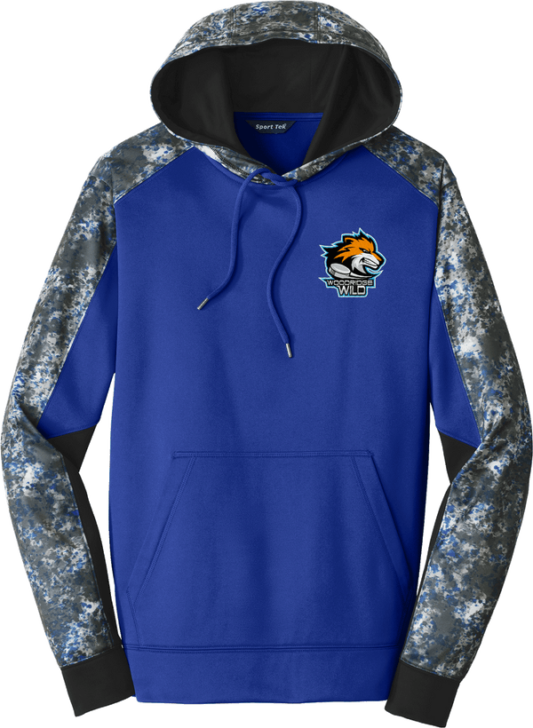 Woodridge Wild Sport-Wick Mineral Freeze Fleece Colorblock Hooded Pullover