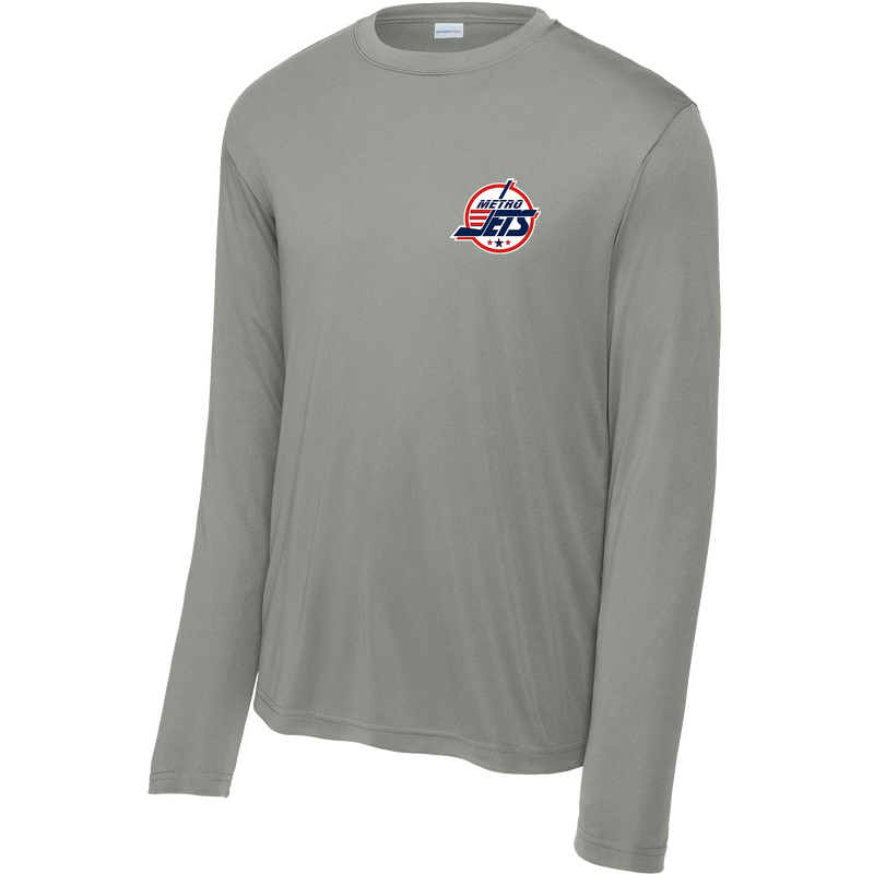 Metro Jets Long Sleeve PosiCharge Competitor Tee