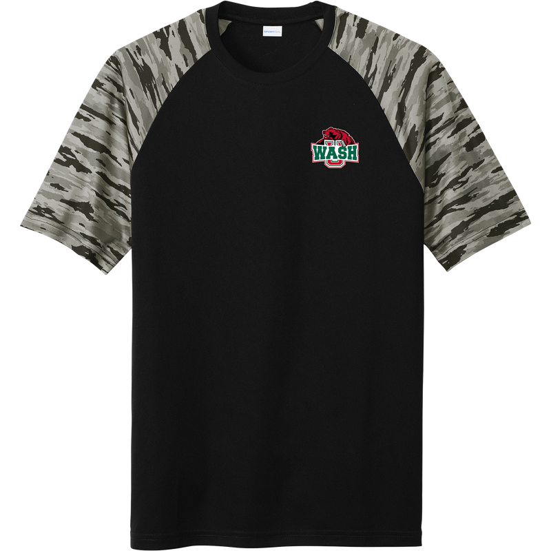 Wash U Drift Camo Colorblock Tee