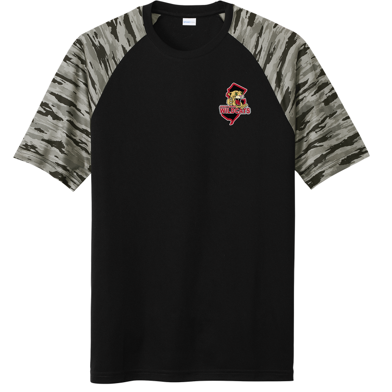 Jersey Shore Wildcats Drift Camo Colorblock Tee