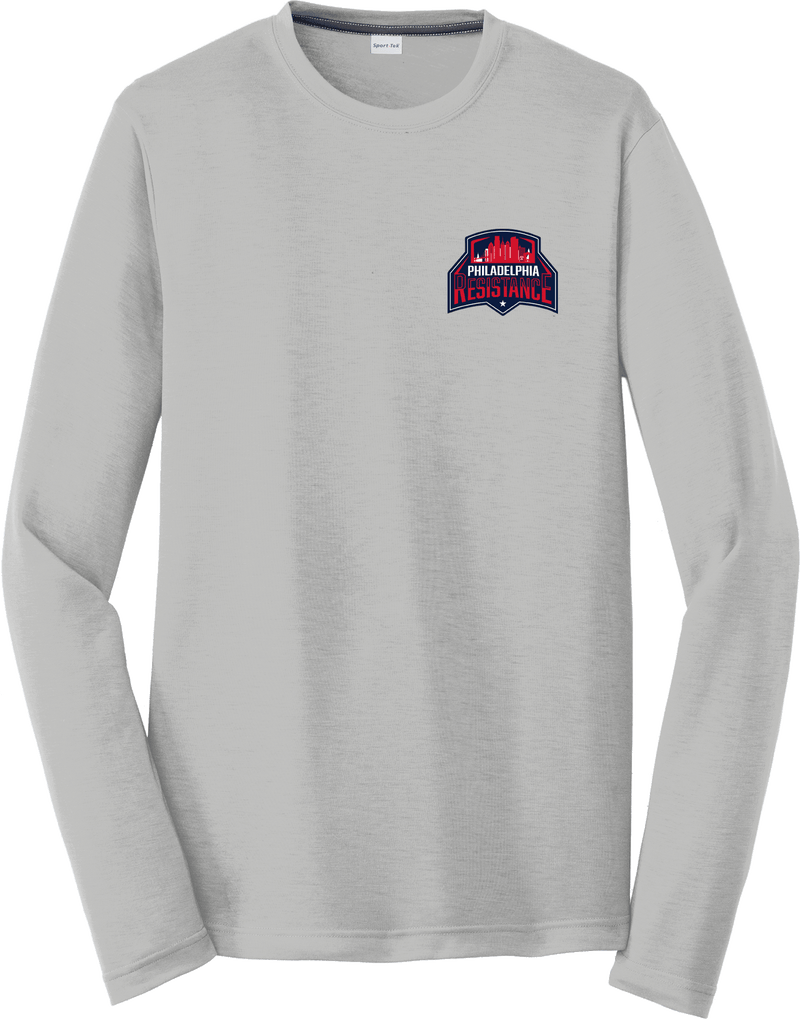 Philadelphia Resistance Long Sleeve PosiCharge Competitor Cotton Touch Tee