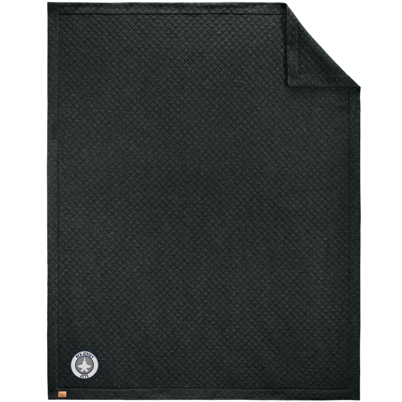 NJ Jets TravisMathew Diamond Quilt Blanket