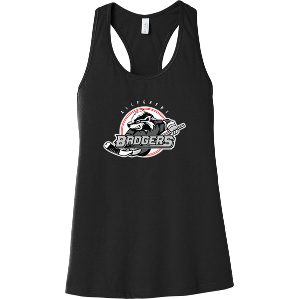 Allegheny Badgers Womens Jersey Racerback Tank