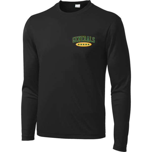 Red Bank Generals Long Sleeve PosiCharge Competitor Tee