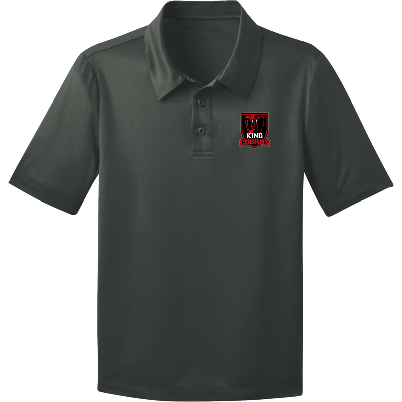 King Cobras Youth Silk Touch Performance Polo